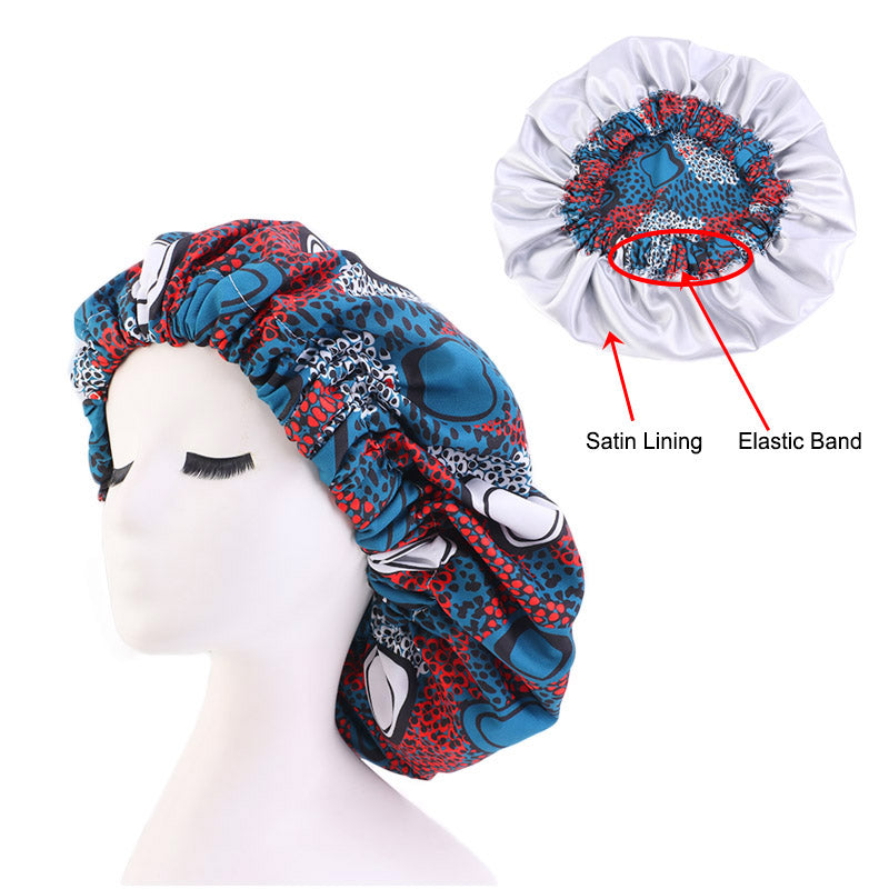 Satin lined Ankara Bonnet